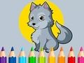 Juego Libro para colorear: lobo  en línea