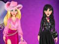 Juego Batalla de moda rosa vs negro  en línea