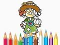 Juego Libro para colorear: Espantapájaros  en línea