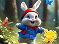 Juego Rompecabezas: Conejo corriendo  en línea