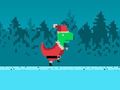 Juego Carrera navideña de dinosaurios  en línea
