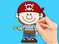 Juego Libro para colorear: Pirata  en línea