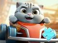 Juego Rompecabezas: Conductor de carreras de gatos  en línea