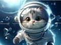Juego Rompecabezas: Astronauta-Gato  en línea