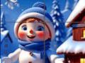 Juego Rompecabezas de muñeco de nieve feliz  en línea