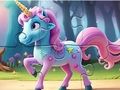 Juego Rompecabezas: Unicornio del Bosque Mágico  en línea