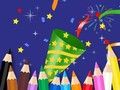 Juego Libro para colorear: Feliz año nuevo  en línea