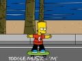 Juego Bart Simpson Skateboarding  en línea