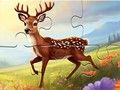 Juego Rompecabezas: ciervo corriendo  en línea