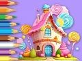Juego Libro para colorear: La casa de las piruletas  en línea