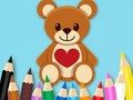 Juego Libro para colorear: Oso de juguete  en línea