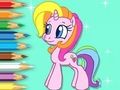 Juego Libro para colorear: Pony brillante  en línea