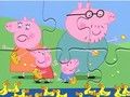 Juego Rompecabezas: Peppa Pig alimenta a los patos  en línea