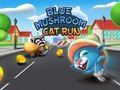 Juego Carrera de gatos con hongos azules  en línea