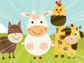 Juego Animales de granja felices  en línea