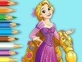 Juego Libro para colorear: Princesa Rapunzel  en línea