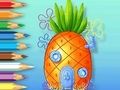 Juego Libro para colorear: La casa de la piña  en línea