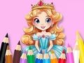 Juego Libro para colorear: Princesa de las flores  en línea