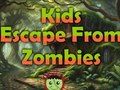 Juego Los niños escapan de los zombies  en línea