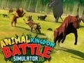 Juego Simulador de batalla del reino animal 3D  en línea