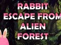 Juego Escape del conejo del bosque alienígena  en línea
