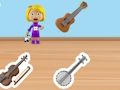 Juego Mundo de Alicia Formas de instrumentos musicales.  en línea