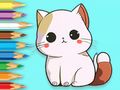 Juego Libro para colorear: lindo gatito  en línea