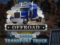 Juego Camión de transporte de carga todoterreno  en línea