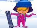 Juego Vestir a Dora para esquiar en invierno  en línea