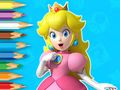 Juego Libro para colorear: La joven princesa Peach  en línea