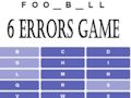 Juego Juego de 6 errores  en línea