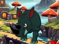 Juego Escape del rinoceronte herido  en línea