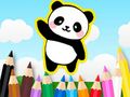 Juego Libro para colorear: lindo panda  en línea