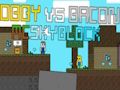 Juego Obby contra Bacon: MCSkyblock  en línea