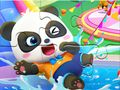 Juego Rompecabezas: Parque Acuático Bebé Panda  en línea