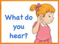 Juego Cuestionario para niños: ¿Qué oyes?  en línea