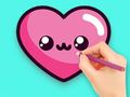 Juego Libro para colorear: Corazón encantador  en línea