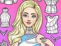 Juego Juegos de vestir y colorear para niñas  en línea