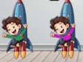 Juego Encuentra el cohete de Valen  en línea