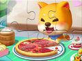 Juego Rompecabezas: Perro Pizza  en línea