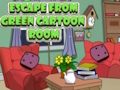 Juego Escape de la habitación verde de dibujos animados  en línea