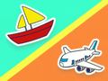 Juego Prueba para niños: diversión del transporte  en línea
