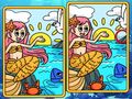 Juego Las sirenas encuentran las diferencias  en línea