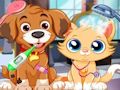 Juego Cuidado veterinario para mascotas cachorros  en línea