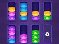 Juego Rompecabezas de clasificación de colores brillantes  en línea