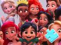 Juego Rompecabezas: Foto de familia de las princesas de Disney  en línea