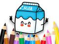 Juego Libro para colorear: Leche  en línea