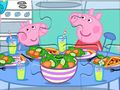 Juego Rompecabezas: La hora de cenar con Peppa  en línea