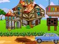 Juego Escape del coche azul moderno  en línea