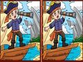 Juego Los piratas encuentran las diferencias  en línea